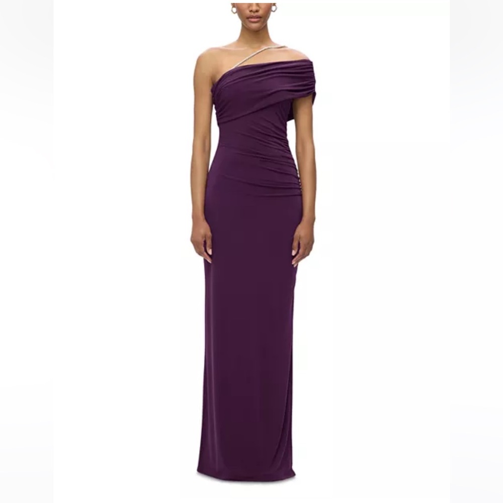 Herve Leger The Olivia Crystal Trim Gown